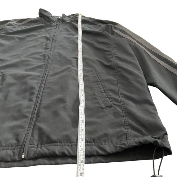 Vintage Y2K Nike Mens Track Jacket Windbreaker Black XL Sporty Streetwear Soccer - Picture 8 of 9